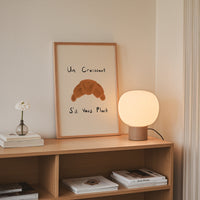 Un Croissant S'il Vous Plaît Print