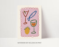 Food And Drink Print
