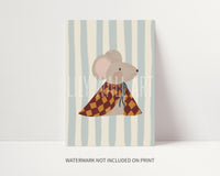 Whimsical Mouse Print