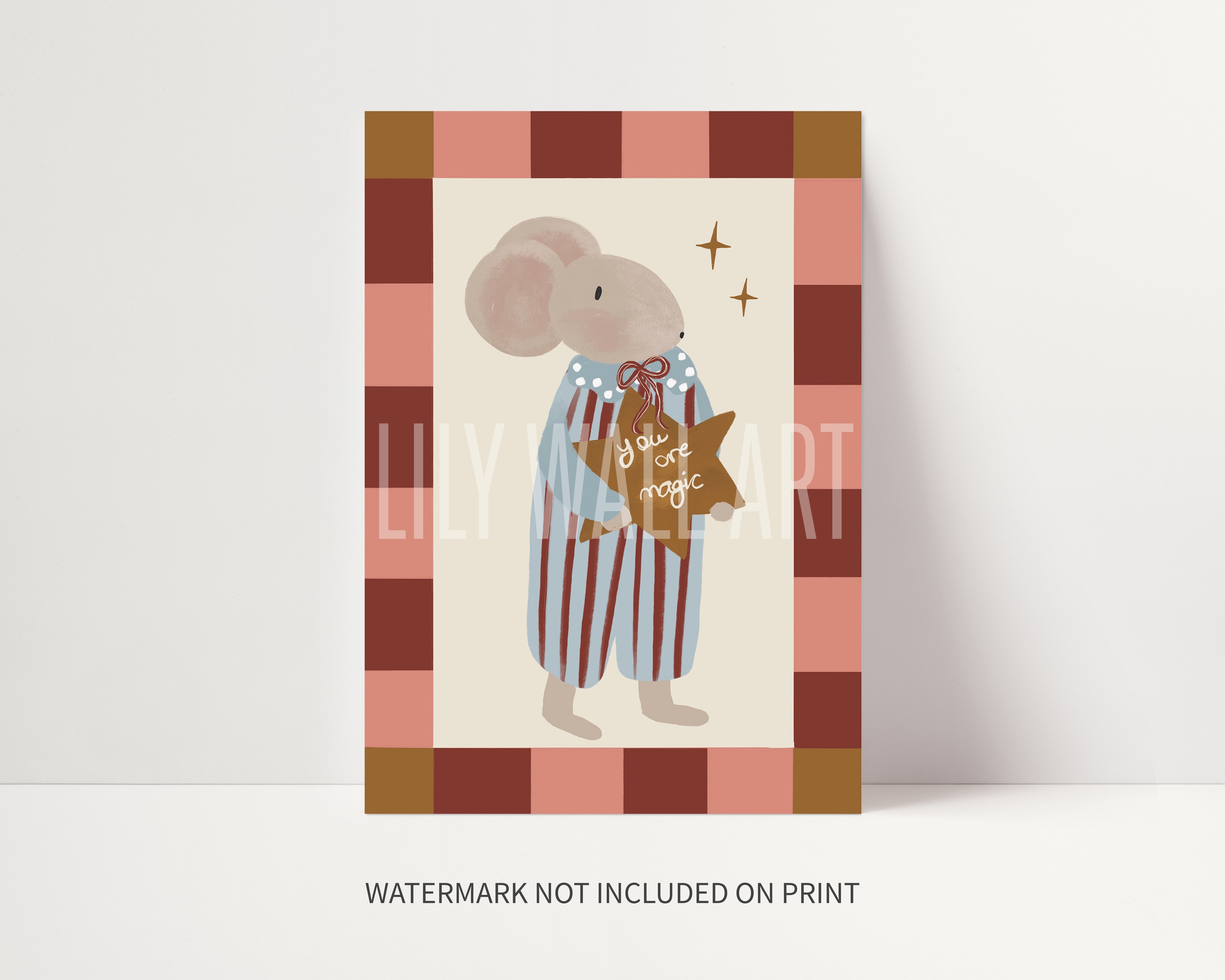 You Are Magic Whimsical Mouse Print