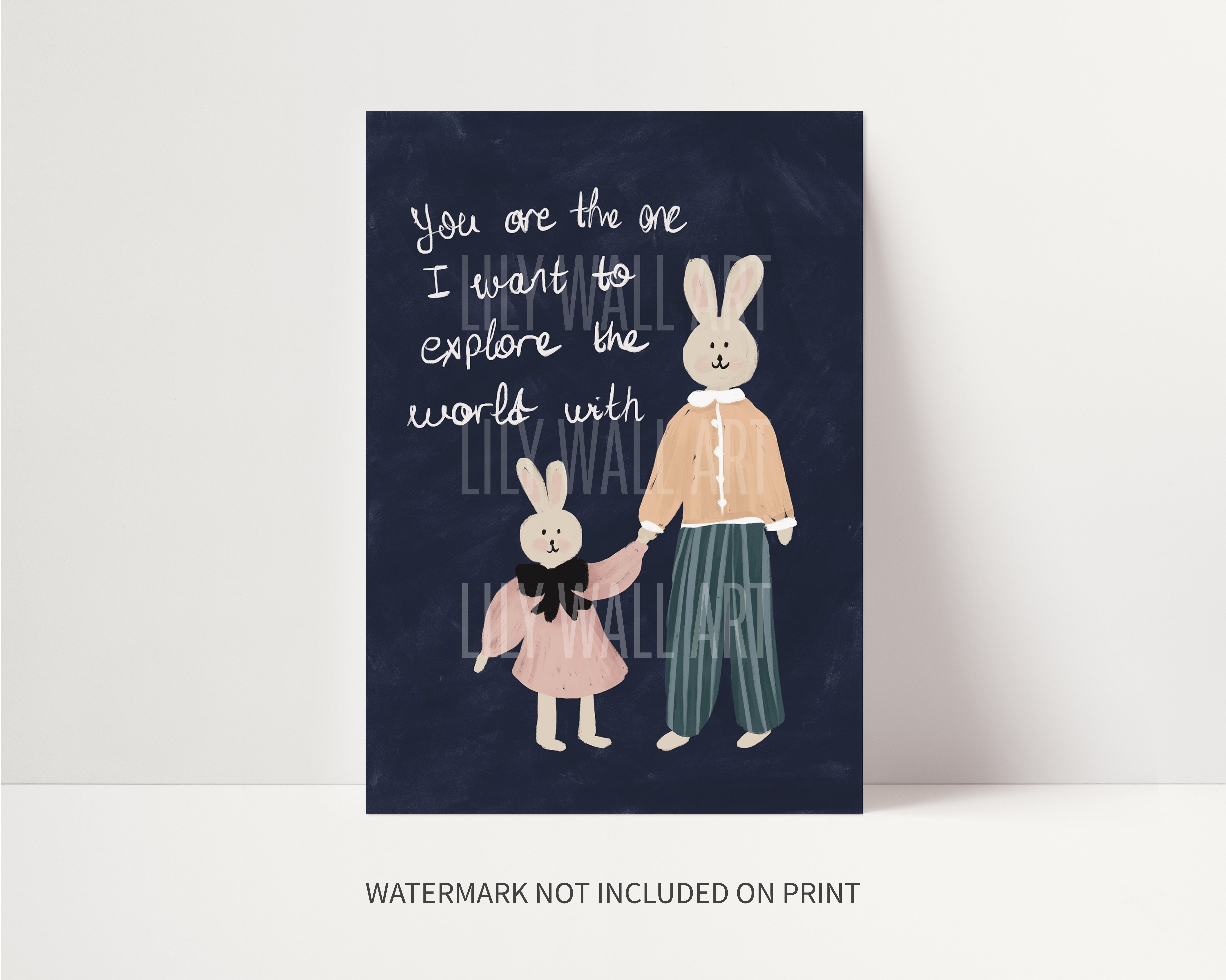 Whimsical Bunny Print