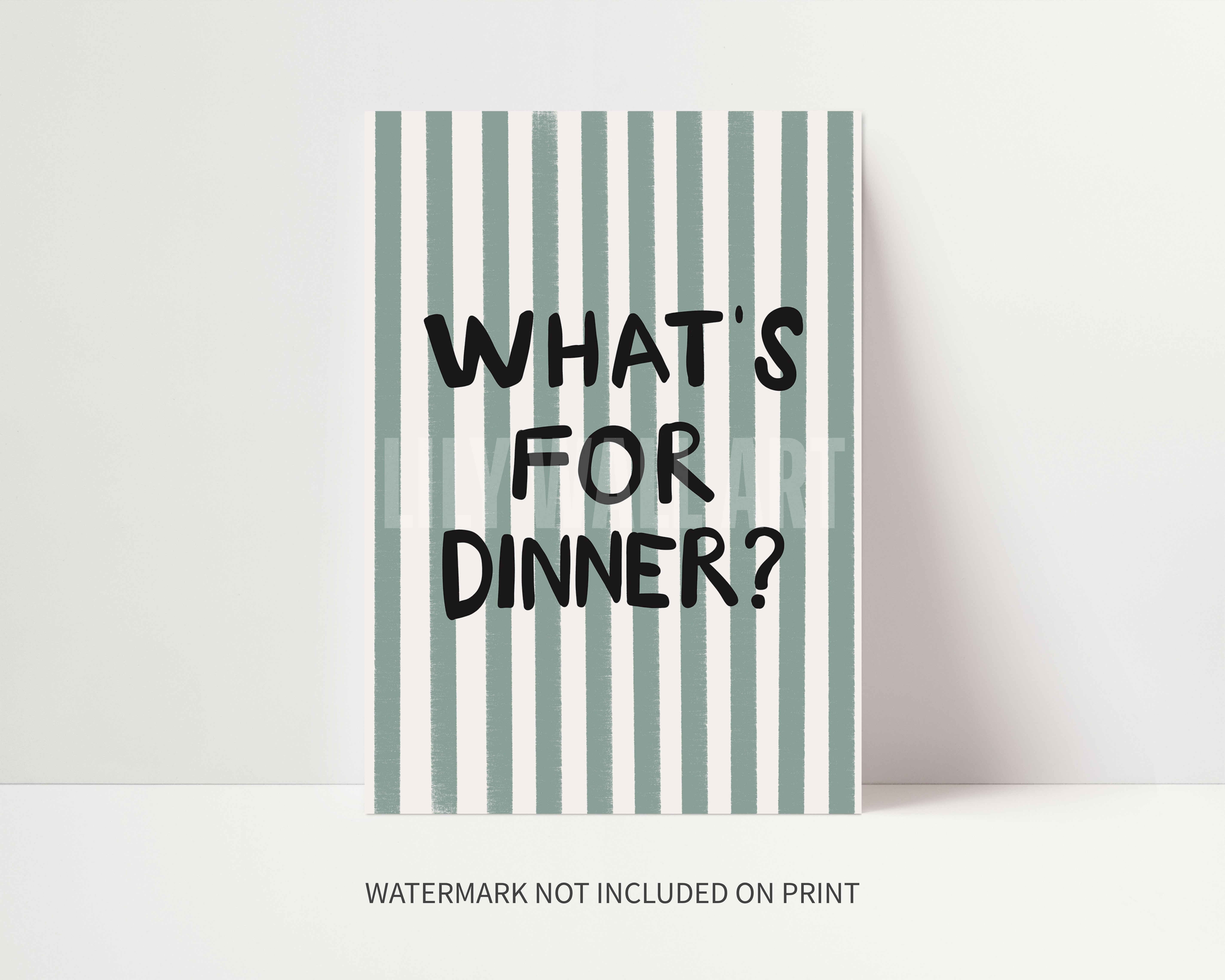 What's For Dinner Print