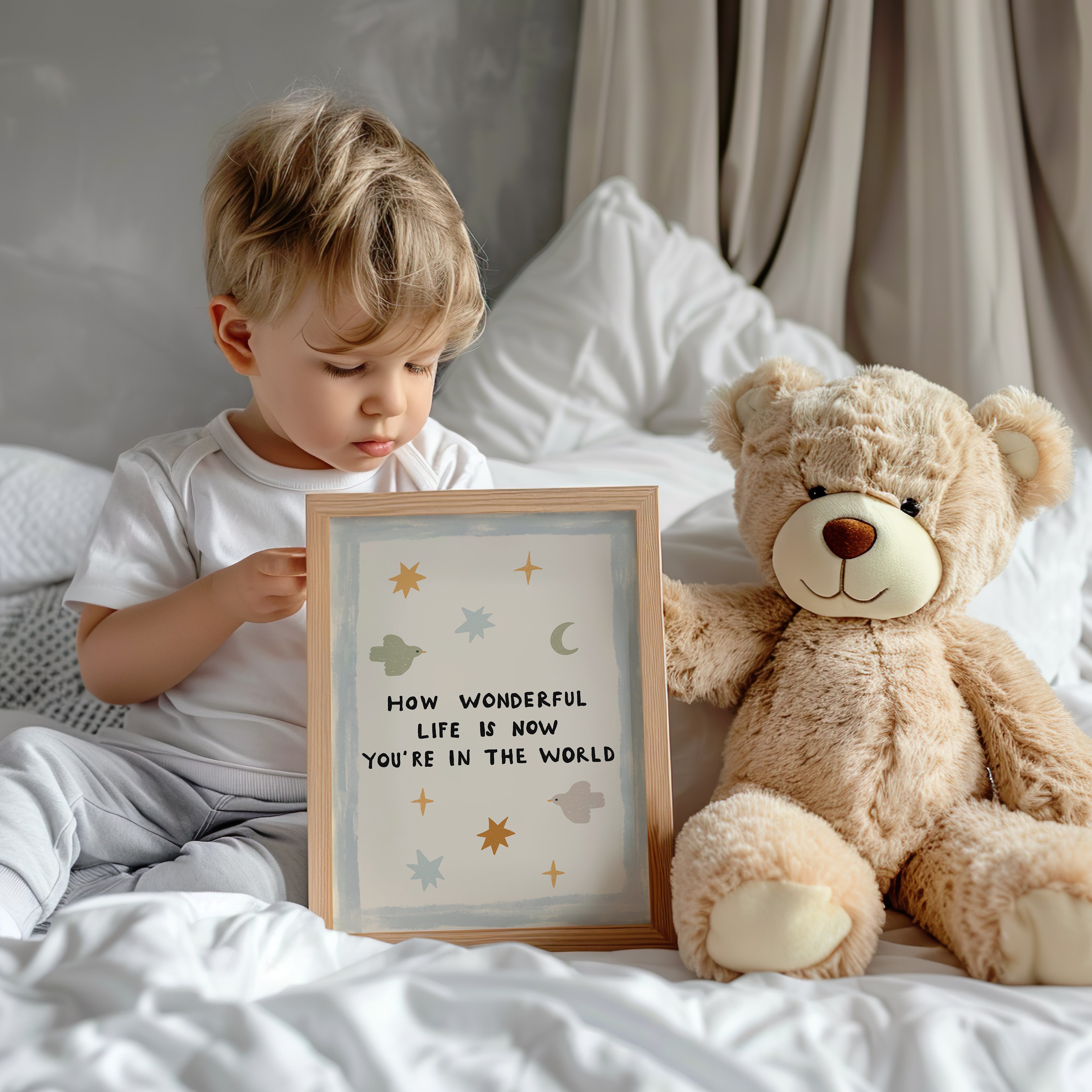 How Wonderful Life Is Now You're In The World Print