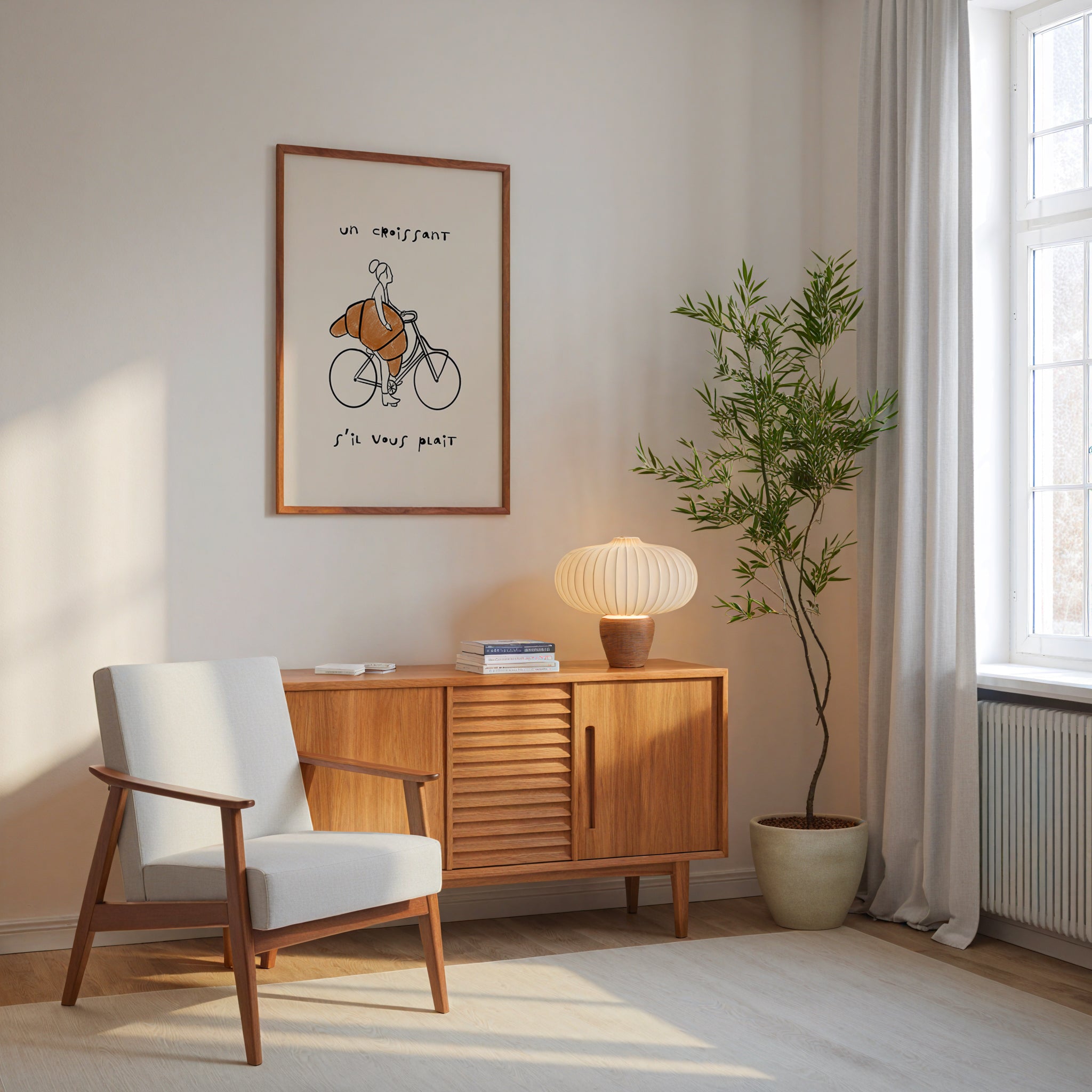 French Croissant Art Print