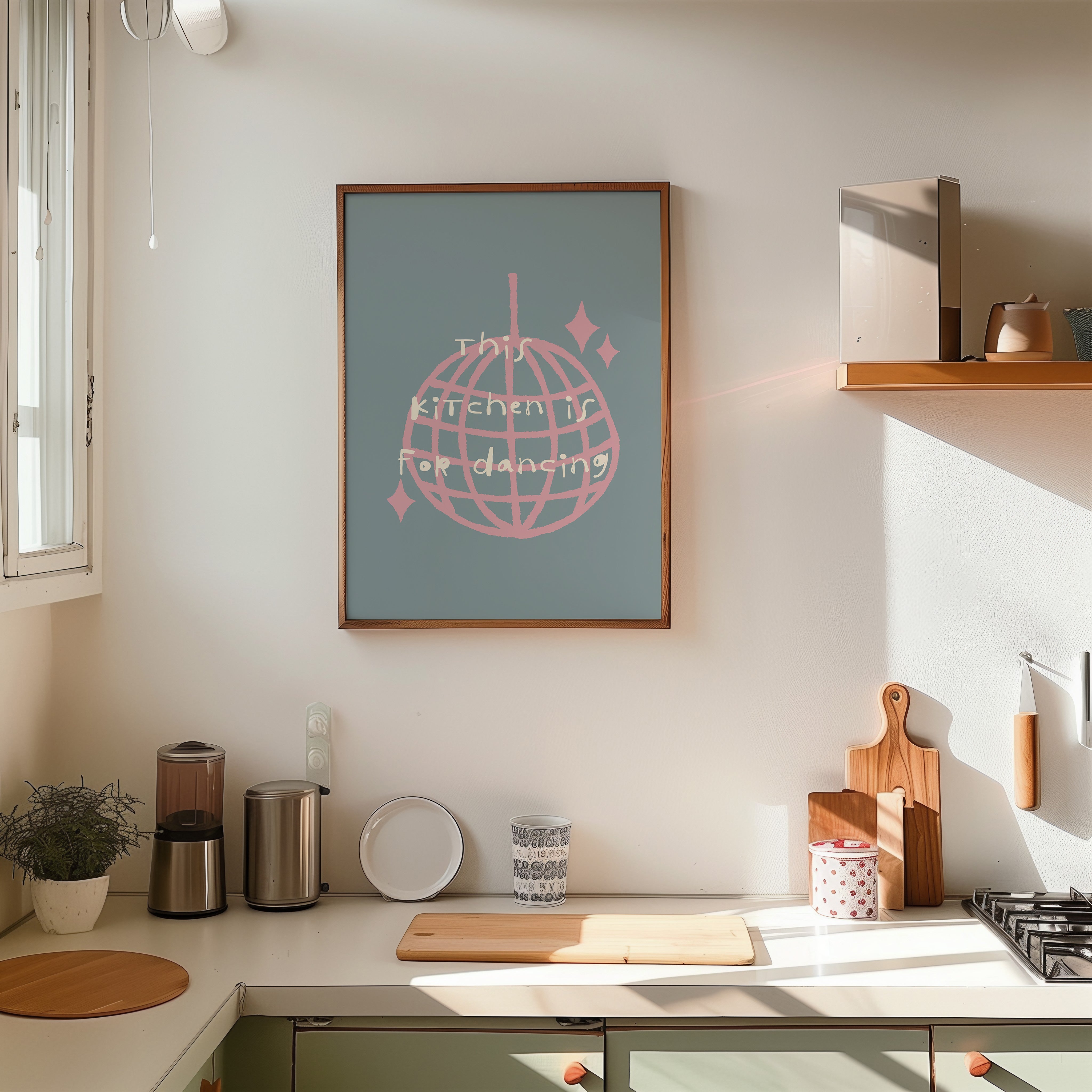 This Kitchen Is For Dancing Print