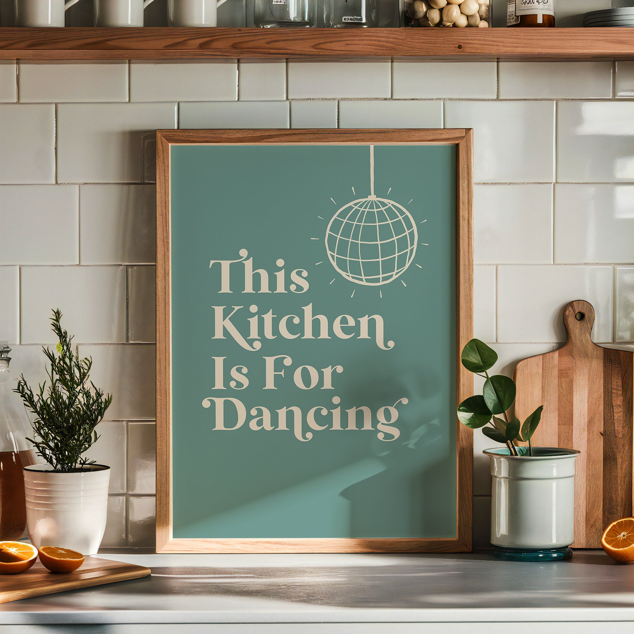 This Kitchen Is For Dancing Print