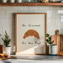 Un Croissant S'il Vous Plaît Print