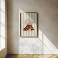 Whimsical Mouse Print