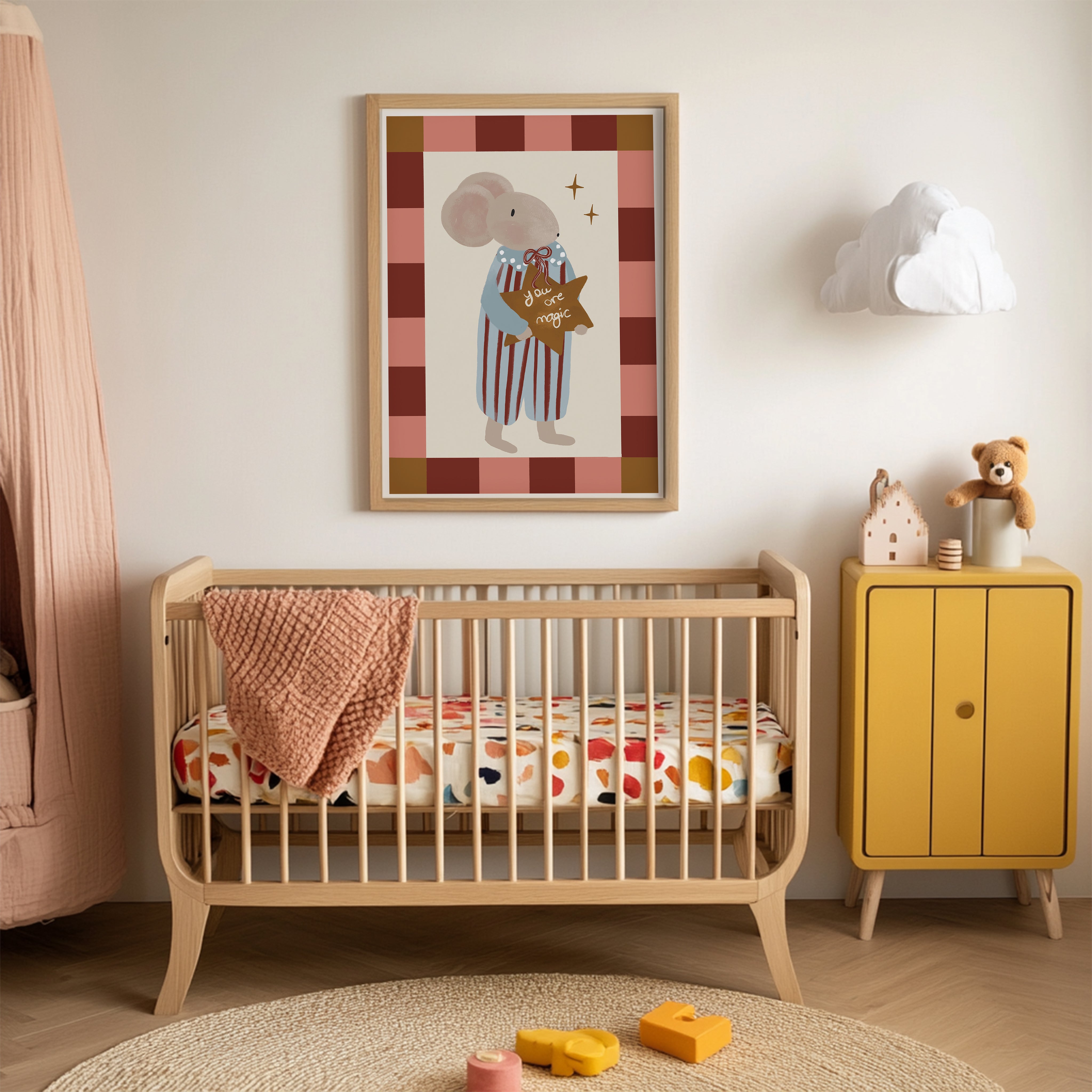 You Are Magic Whimsical Mouse Print