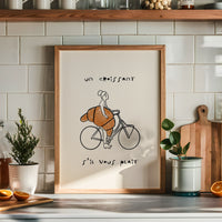 French Croissant Art Print