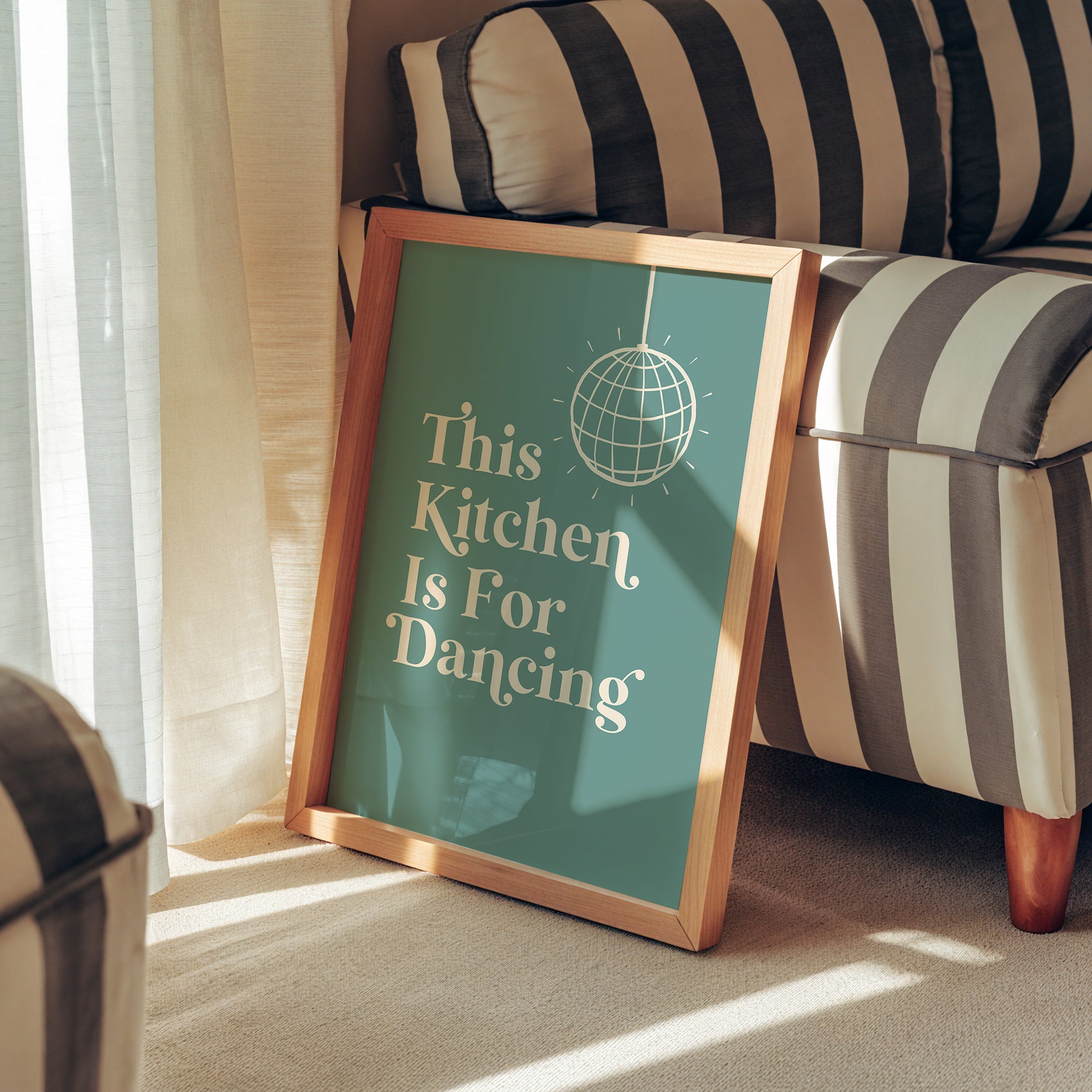 This Kitchen Is For Dancing Print