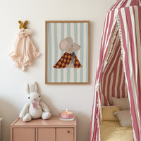 Whimsical Mouse Print