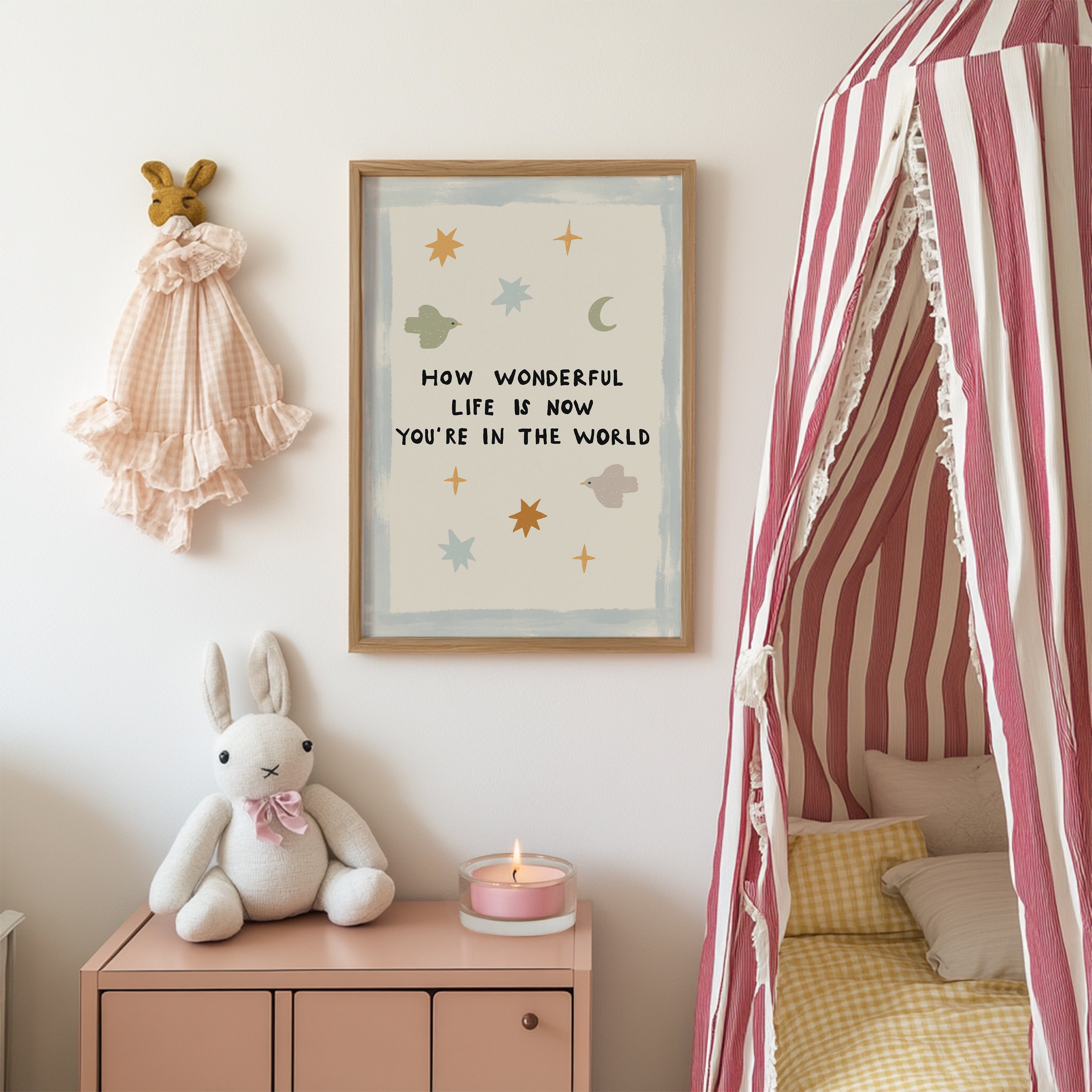 How Wonderful Life Is Now You're In The World Print