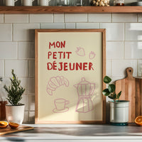 Mon Petit Déjeuner Print