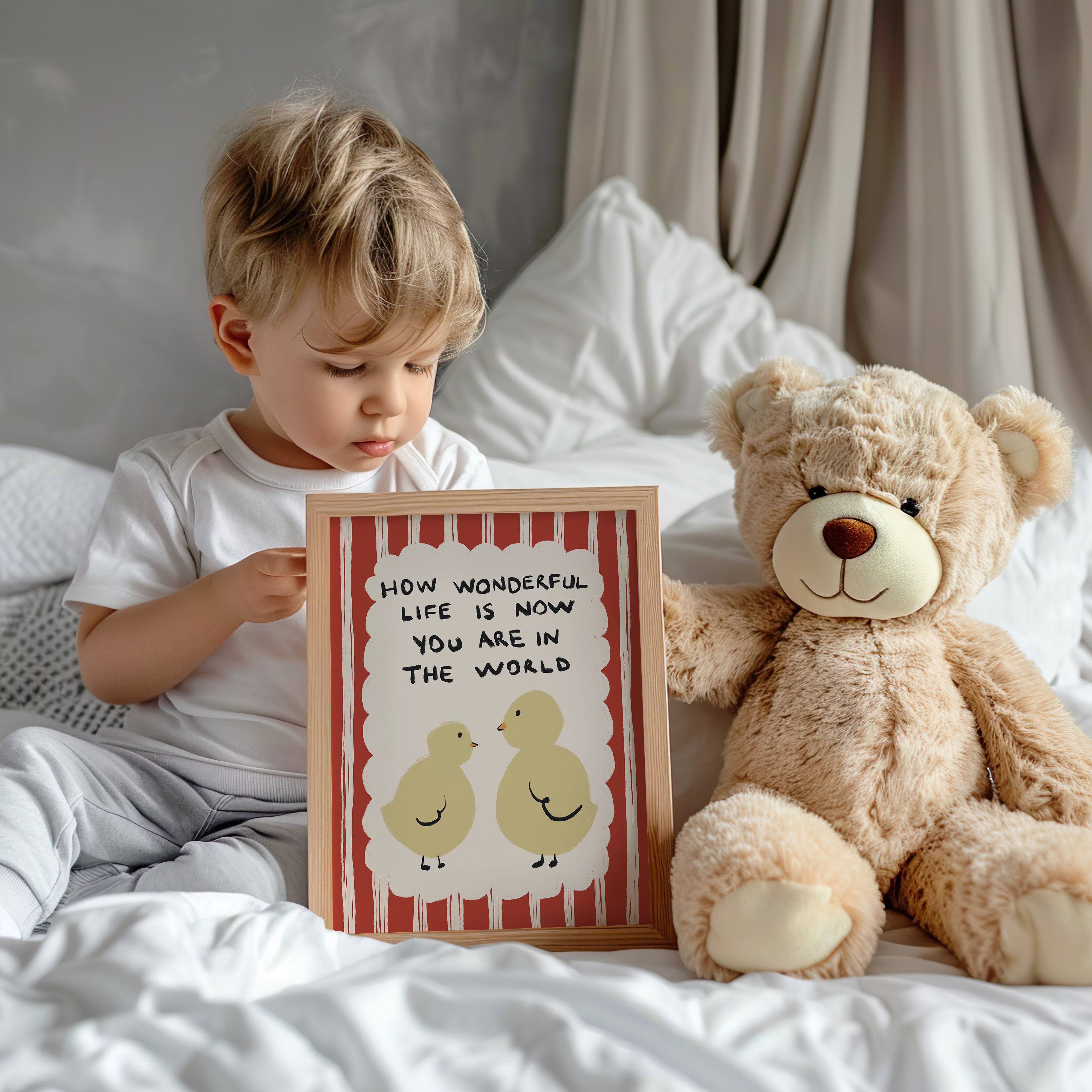 How Wonderful Life Is Now You're In the World Print