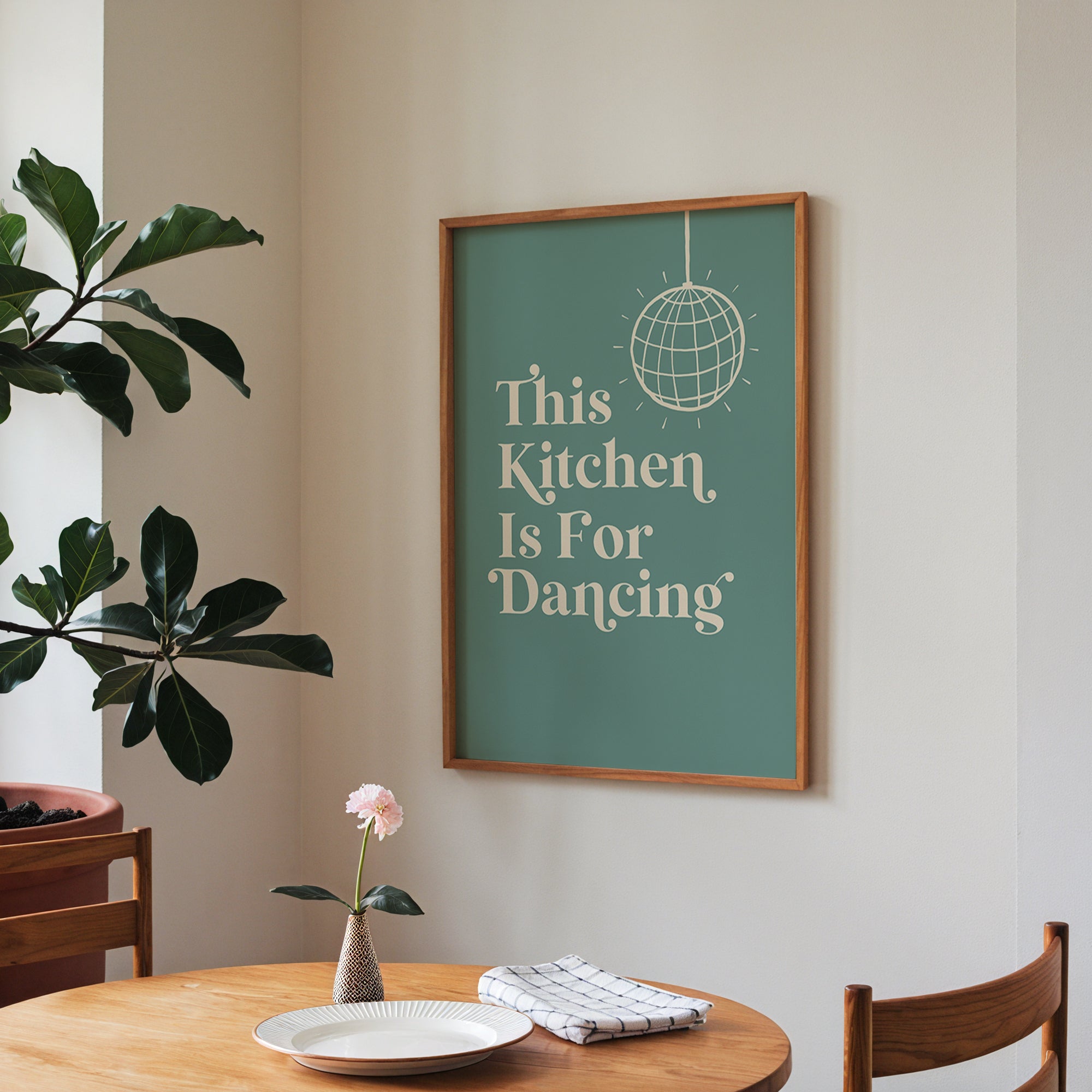 This Kitchen Is For Dancing Print