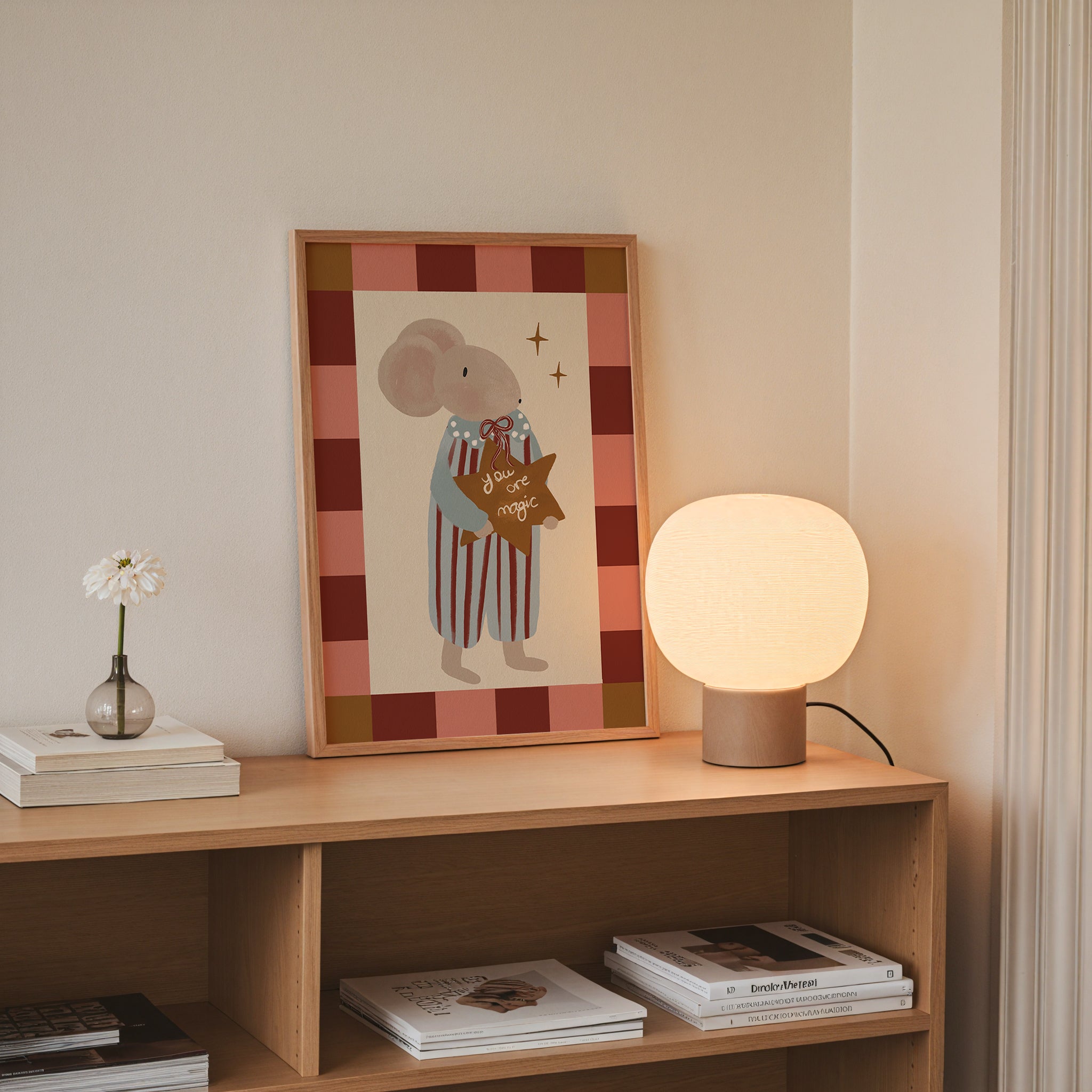 You Are Magic Whimsical Mouse Print